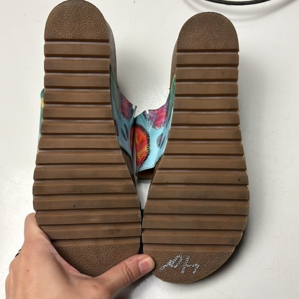 Anuschka Floating Feathers sandals - Picture 7 of 7